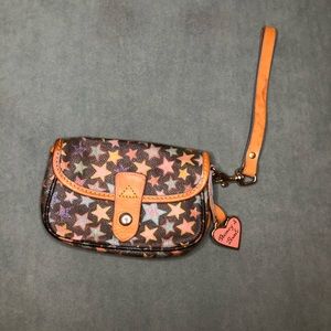 Dooney and Bourke Rainbow Star Wristlet